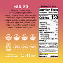 Load image into Gallery viewer, Strawberry Lemonade Organic Chia Beverage