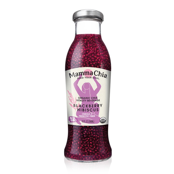 Blackberry Hibiscus Organic Chia Beverage
