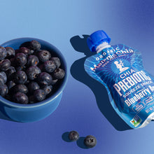 Load image into Gallery viewer, Single Blueberry Acai Organic Chia Prebiotic Squeeze