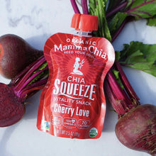 Load image into Gallery viewer, Single Cherry Love Organic Chia Squeeze