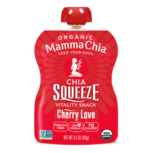 Load image into Gallery viewer, Cherry Love Organic Chia Squeeze
