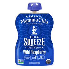 Load image into Gallery viewer, Wild Raspberry Organic Chia Squeeze
