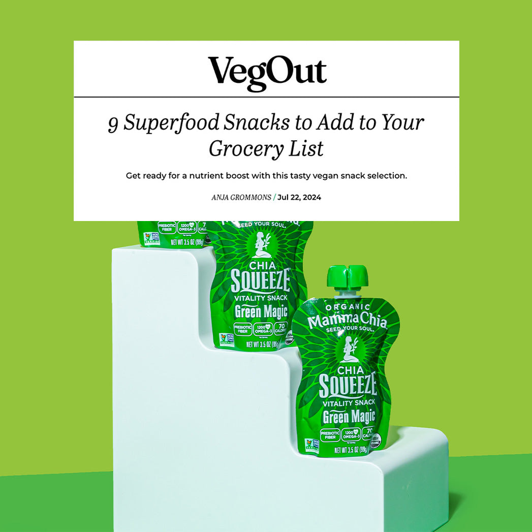 Green Magic: VegOut's Top 9 Superfood Snacks – Mamma Chia