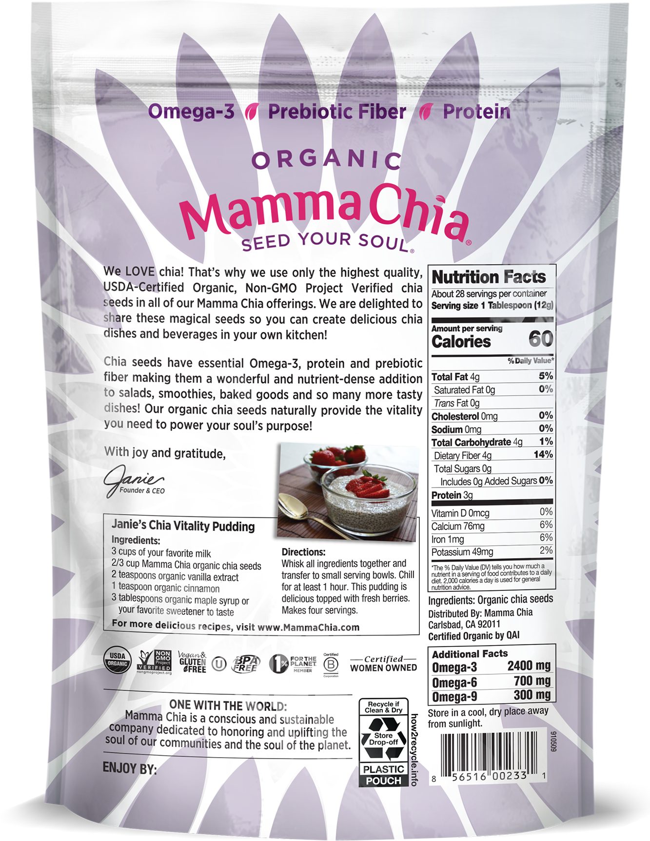 Organic Black Chia Seeds – Mamma Chia
