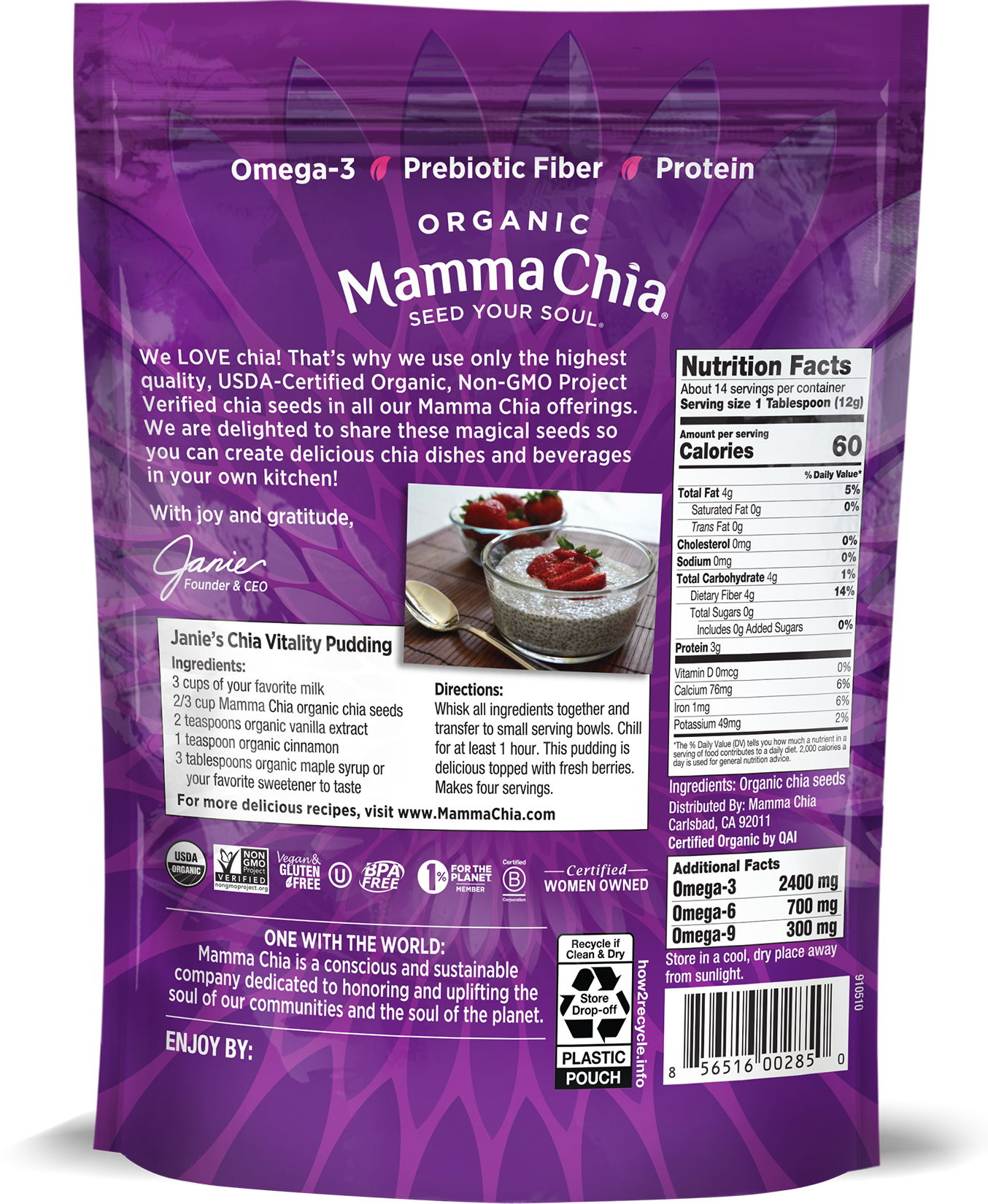Organic Black Chia Seeds – Mamma Chia