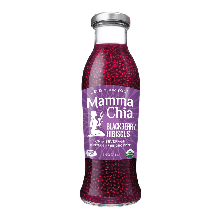 Blackberry Hibiscus Organic Chia Beverage