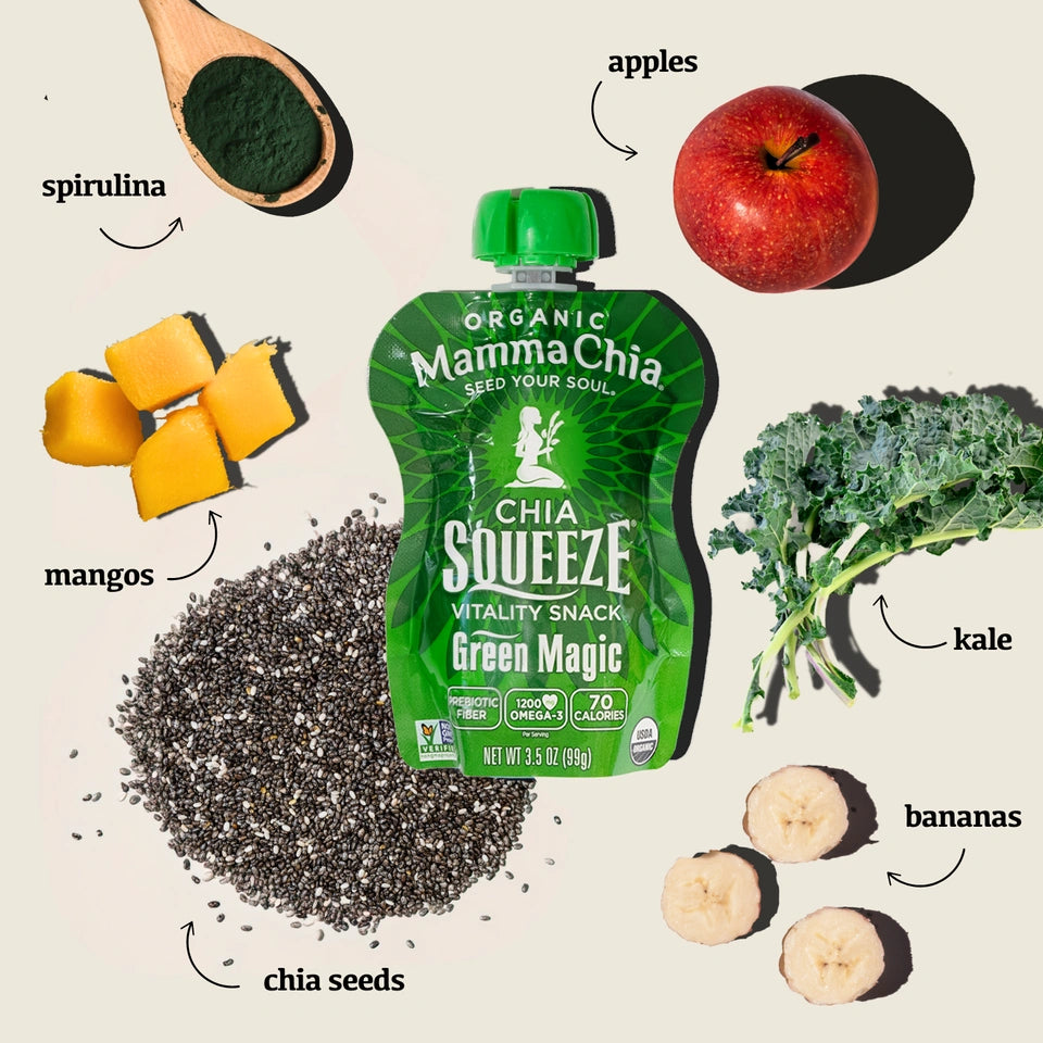 Green Magic Organic Chia Squeeze