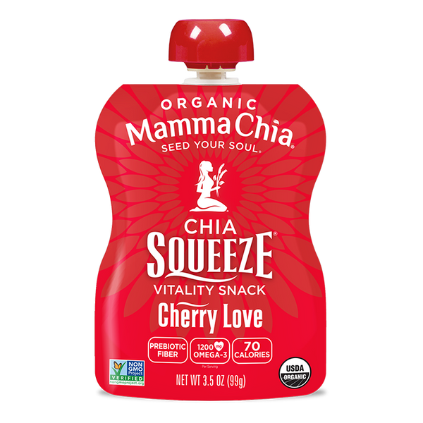 Single Cherry Love Organic Chia Squeeze – Mamma Chia